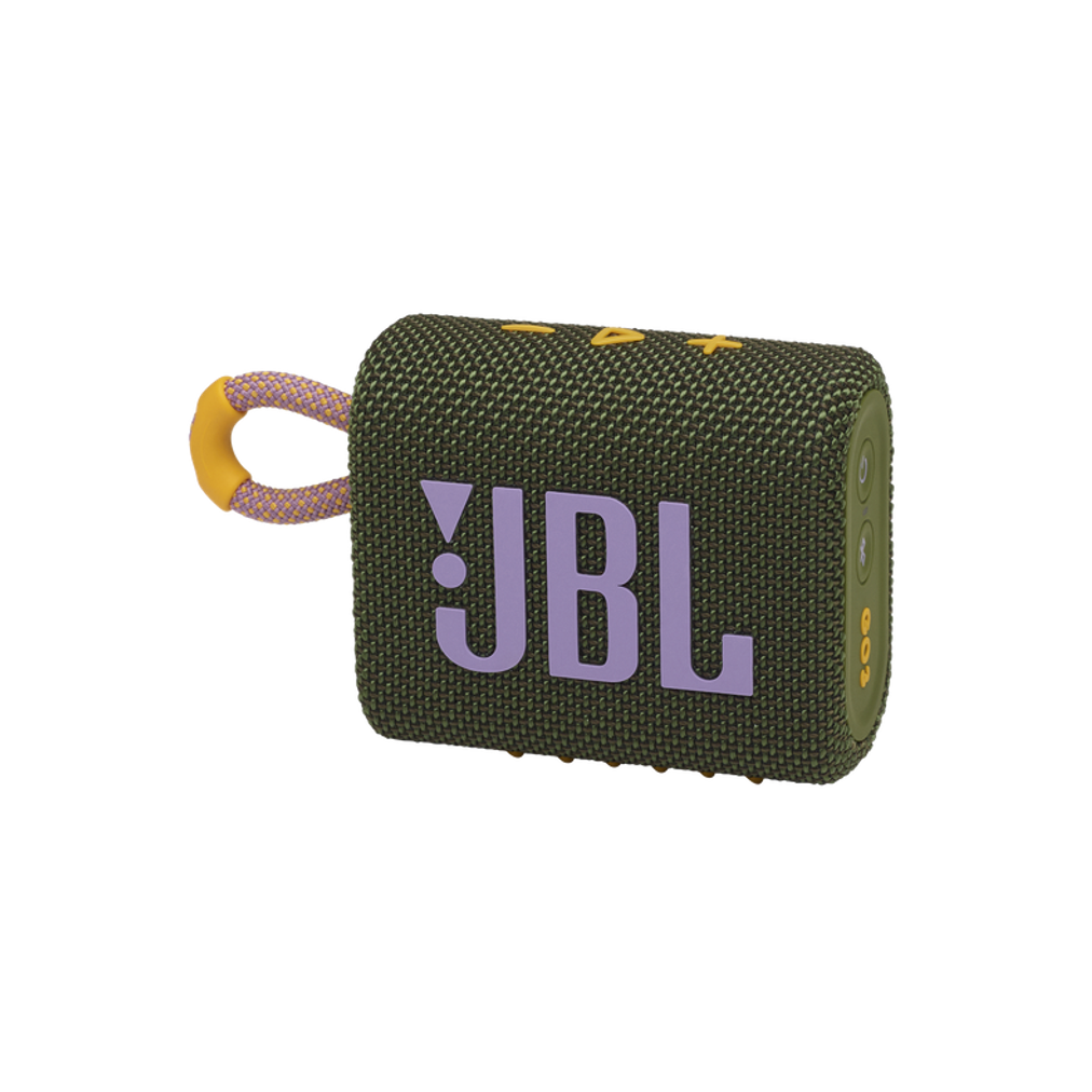 JBL - Go 3 Black Portable Waterproof Wireless Speaker